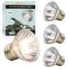 LUCKY HERP 4 Pack 25W UVA UVB Reptile Light Bulbs, Heat Lamp Bulbs for Reptiles and Amphibians, Basking Light Bulb for Turtle, Bearded Dragon, Lizard Heating Use