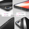 iphone 8 case iphone 7 case, [crystal series] black tempered glass back and tpu shock absorption bumper full protective case for iphone 7/iphone 8