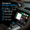 Wireless CarPlay Adapter 2023 Pro Slim Edition - Smallest Newest and Fastest Wireless CarPlay Adapter - AutoSky - Factory Wired CarPlay Cars - USB-A and USB-C Cables - Wired CarPlay Required