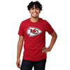 FOCO Kansas City Chiefs Primary Logo Primary Color T-Shirt - Large