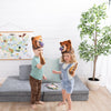 Melissa & Doug Yellowstone National Park Grizzly Bear Games and Pretend Play Set with Plush Bear Heads and Bear Paw Gloves - Kids Animal Activity for Preschoolers, Games for Boys and for Girls Age 3+