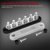 DAIERTEK 300A Bus Bar 12V Marine 12V Power Distribution Block with Cover 6 x 3/8