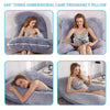 BATTOP Pregnancy Pillows Full Body Maternity Pillow for Sleeping with Removable Washable Cover,Support for Back,Hips,Legs,Belly for Pregnant Women