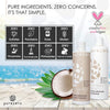 Purezero Coconut Milk Shampoo & Conditioner set - Intense Hydration & Increase Shine - Fight Dandruff & Frizz - Zero Sulfates, Parabens, Dyes - 100% Vegan & Cruelty Free - Great For Color Treated Hair