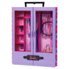 Barbie Fashionistas Doll & Playset, Ultimate Closet with Barbie Clothes (3 Outfits) & Fashion Accessories Including 6 Hangers