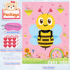 Funnlot Valentine Day Games for Kids Pin The Heart on The Bee Valentine Games with 36PCS Heart Stickers Valentine Party Activities for Girls Boys Toddles