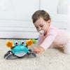 Aprilwolf Escape Crawling Crab, Tummy Time Baby Toys, Sensing Interactive Walking Dancing Toy with Music Sounds & Lights, Infant Fun Birthday Toddler Boy Girl Pet Dog?Rechargable?