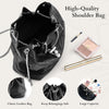 Color Nymph Makeup Bag For Teens Women With Makeup Kit Makeup Bag Travel Included Cosmetic Bag Eyeshadows Face Powder Concealer Liquid Blush Eyebrow Pencil Eyeliner Lipgloss Mascara Brushes