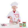 Melissa & Doug Chef Role Play Costume Set With Accessories - Pretend Chef Outfit For Kids Ages 3+