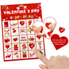 Valentines Day Bingo Game for Kids, Bingo Cards with 32 Players & 10 Pcs Party Blowers for Valentine Party Games, Valentine Crafts School Classroom Party Favor Activities,Holiday Party Craft Supplies