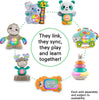 Fisher-Price Linkimals Baby & Toddler Toy Play Together Panda Plush with Interactive Music & Lights for Ages 9+ Months