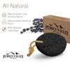 Pumice Stone - Natural Earth Lava Black - Callus/Corn Remover for Feet Heels and Palm - Pedicure Exfoliation Tool - Dry Dead Skin Scrubber - Health Foot Care