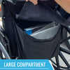 DMI Wheelchair Bag Provides Storage on Wheelchairs and Transport Chairs for Elderly and Disabled, FSA HSA Eligible, Straps for Quick and Easy Install, Black