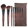 Bamboo Makeup Brushes Set Professional, Sable Makeup Brush Set with Case by Luxury ENZO KEN, Cosmetic Brushes Makeup Set, Make up Brushes Set Professional, Natural Hair Makeup Brush Set Professional.