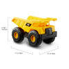 CatToysOfficial Construction Vehicle Set for Kids Ages 2 & Up | Dump Truck, Loader, Excavator | Articulated Parts | Quality You Can Trust | Great Gift, Yellow, 7