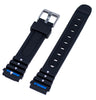 Timex Ironman Triathlon Women's 15mm Small Classic Black Sport Indigo Replacement Watch Band T82271