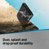 Crucial X10 Pro 1TB Portable SSD - Up to 2100MB/s Read, 2000MB/s Write -Water and dust Resistant, PC and Mac, with Mylio Photos+ Offer - USB 3.2 External Solid State Drive - CT1000X10PROSSD902