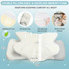 Pulatree Cervical Pillow for Neck Pain Relief, Odorless Contour Memory Foam Pillows with Cradles Design, Ergonomic Orthopedic Bed Pillows for Sleeping, Support Side Back Stomach Sleeper