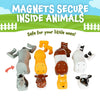 Magnetic Mix or Match Farm Animals Toy Play Set, 16 Pieces