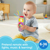 Fisher-Price Laugh & Learn Baby Learning Toy, SisÂs Remote Pretend TV Control with Music and Lights for Ages 6+ Months
