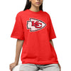 Hybrid Sports NFL - Kansas City Chiefs - Distressed Team Logo - Men's and Women's Short Sleeve T-Shirt - Size Large