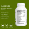 BiOptimizers MassZymes - Complete Digestive Enzymes Supplement for Gut Health - Bloating Relief for Men and Women - Lipase Amylase Bromelain Digestive Enzymes (250 Capsules)