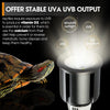 GeeKoit Premium 5.0 UVB Reptile Light,UVA UVB 3W Full Spectrum Tropical,UVB Bulb for Optimal Calcium Metabolism,Ideal for Tropical-Dwelling Reptiles Turtle Green Anole