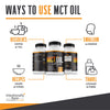 Intentionally Bare Organic MCT Oil Capsules - Keto, Paleo, Low Carb - 70% C8 | 30% C10 - Great for Travel - 100% MCT Oil - Unflavored - 1000mg per Capsule - 300 Softgels