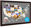 USA Photo Map, Travel Map - 24 x 36