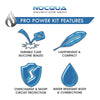 Nocqua 20Ah Pro Power Water-Resistant Battery and Charger Kit - Compatible with GPS, Depth and Fish Finders, and Most 12V Electronics