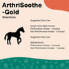 NaturVet ArthriSoothe Gold Advanced Joint Horse Supplement Powder - For Healthy Joint Function in Horses - Includes Glucosamine, MSM, Chondroitin, Hyaluronic Acid - 120 Day Supply