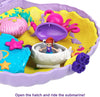 Polly Pocket Travel Toys, Purse Playset with Micro Polly and Mermaid Dolls, Accessories, Activities and Stickers, Seashell Shape (Amazon Exclusive)
