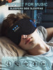 Sleep Headphones, 3D Sleep Mask Bluetooth Wireless Music Eye Mask, LC-dolida Sleeping Headphones for Side Sleepers Sleep Mask with Bluetooth Headphones Ultra-Thin Stereo Speakers Perfect for Sleeping