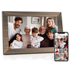 10.1 WiFi Digital Picture Frame, Canupdog IPS Touch Screen Smart Cloud Digital Photo Frame with 16GB Storage, Wall Mountable, Auto-Rotate, Motion Sensor, Share Photos via Frameo App