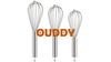 Ouddy 3 Pack Stainless Steel Whisks 8