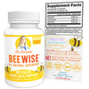 Dr. Danielle's Bee Wise - Bee Pollen Supplement - Bee Well with Royal Jelly, Propolis, Beepollen in 4 Daily Bee Pollen Capsules