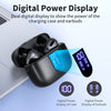 TAGRY Bluetooth Headphones True Wireless Earbuds 60H Playback LED Power Display Earphones with Wireless Charging Case IPX5 Waterproof in-Ear Earbuds with Mic for TV Smart Phone Laptop