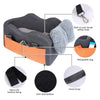 Dog Car Seat for Small Dog Center Console Seat Pet Booster Seat for Car Puppy Car Seat for Small Dogs(Dark Gray)