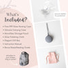 Cradle & Grace Pure 999 Silver Nursing Cups + Carrying Case | Silver Nipple Covers Breastfeeding Essentials | Silver Nipple Shields for Nursing Moms | Nipple Shield Breastfeeding Soreness Relief