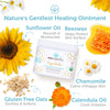 Era Organics Healing Ointment for Babies - USDA Certified Organic Natural Gentle Moisturizer for Sensitive Skin Prone to Baby Eczema, Cradle Cap (Infant Seborrheic Dermatitis), Rashes & Hives (4 oz.)