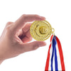 Abaokai 12 Pieces Gold Award Medals-Winner Medals Gold Prizes for Sports, Competitions, Party, Spelling Bees, Olympic Style, 2 Inches