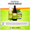 Uncle Harry's Natural Remineralization Kit with Tooth Whitening - 3 Products Strengthen Weak Enamel, Brighten Smile, & Correct Oral Care Issues (1 kit)