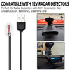Aienxn USB to RJ11 Plug Radar Detector Cable, 5FT Radar Detector Power Cord, Replacement Power Adapter for Escort Radenso XP Uniden Beltronics Cobra Whistler Radar Detectors (RJ11-5FT) Q-066