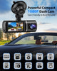 Dash Cam, 3 Channel Dash Cam, 1080P Front and Inside, Triple Dash Camera with 32GB Card, HDR, G-Sensor, 24Hr Parking, Loop Recording