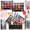 All in One Makeup Kit for Women Full Kit, Includes Eyeshadow,Foundation,Eyeliner,Mascara,Eyebrow pencil,Contour Stick, Makeup Brush, Makeup Sponge, Make Up Gift Set for Women, Teens