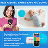 DreamBe-1 by OnSky Contactless Smart Baby Breathing Monitor, Realtime Heart Rate and Sleep Tracker-Monitor Baby Anywhere, Anytime -WiFi, Motion and Crying Notifications, Room Temp (Blue)