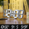 KOSUMOSU 3D LED Digital Wall Clock ,9.7