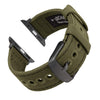 Archer Watch Straps - Canvas Watch Bands for Apple Watch (Faded Olive, Gray, 42/44/45/49mm)