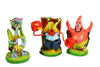 Penn-Plax Officially Licensed Spongebob 6 Piece Mini Aquarium Ornament Set - Great for Saltwater and Freshwater Tanks