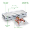 FoodSaver Compact Vacuum Sealer Machine with Sealer Bags and Roll for Airtight Food Storage and Sous Vide, White